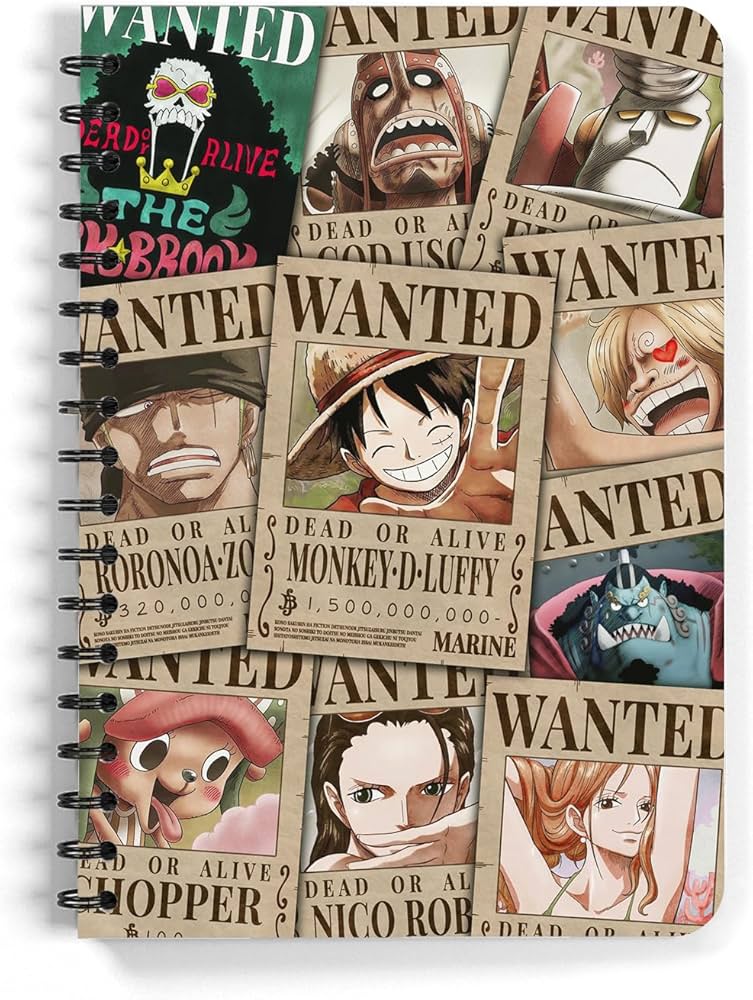 ComicSense.xyz One Piece Anime Sketchbook Wanted Pirates A5 Spiral
